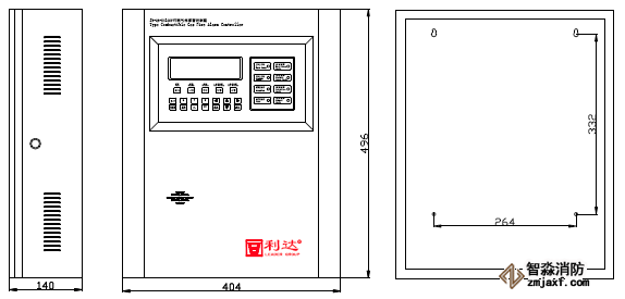 JB-QB-LD128FH可燃?xì)怏w報(bào)警控制器